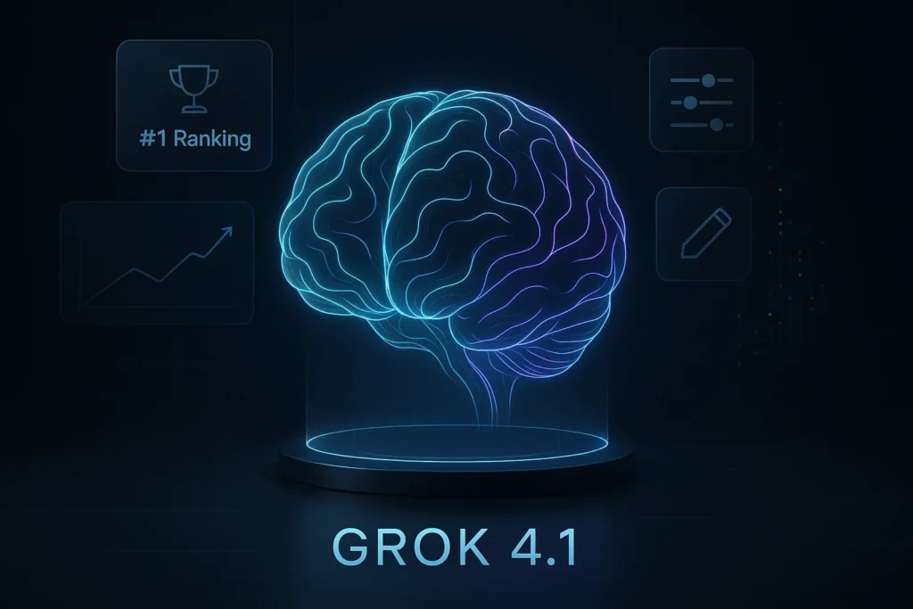 Grok 4.1 AI model performance and features overview.