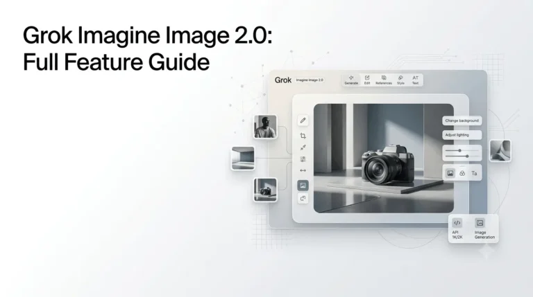 Grok Imagine Image 2.0 AI image generation and editing interface.